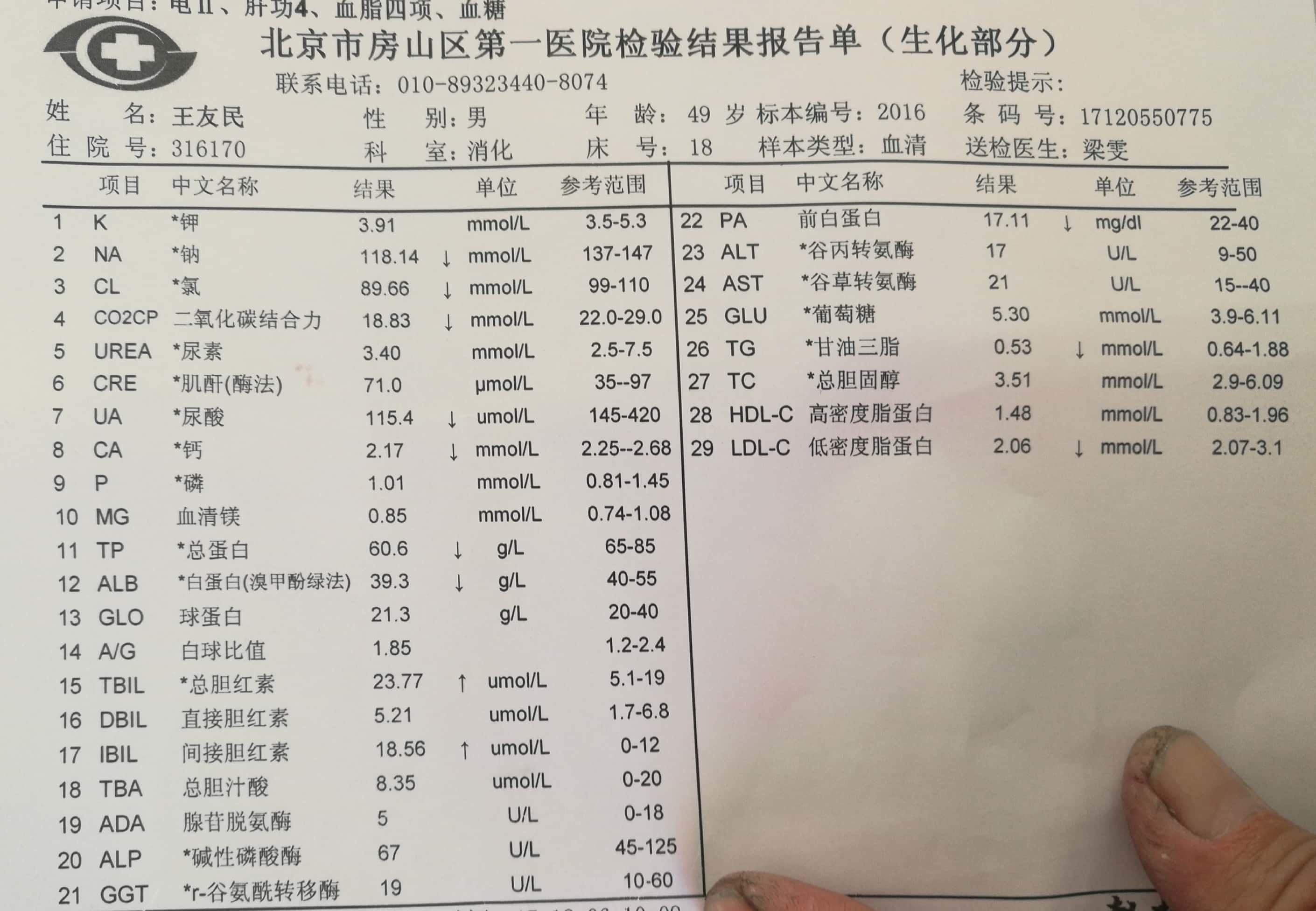 图四化验结果图3化验结果图2初诊处方图1初诊记录