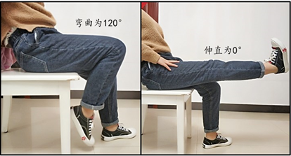 主动屈膝120度图解,屈膝110度的图片 膝关节活动度的评估主要分为主动和被动两部分,简单来说主动就是患者