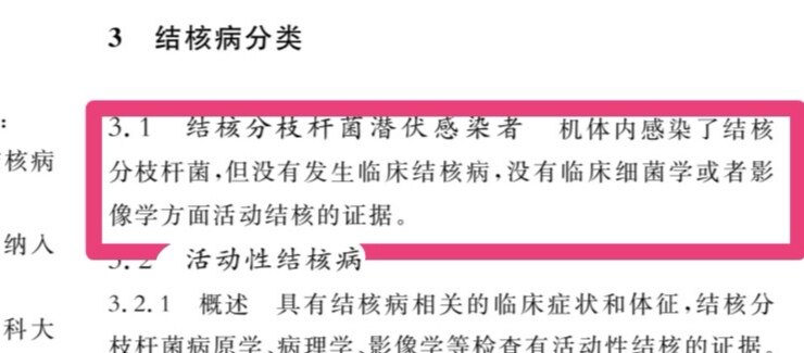 结核潜伏感染与预防性治疗 肺结核