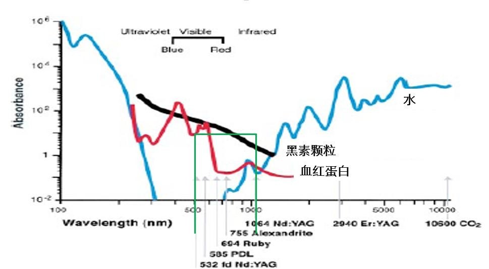 色素的吸收光谱图图片