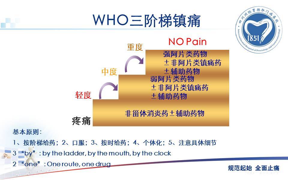癌症三阶梯止痛原则74每天至少有4百万人在忍受癌痛的煎熬74晚期