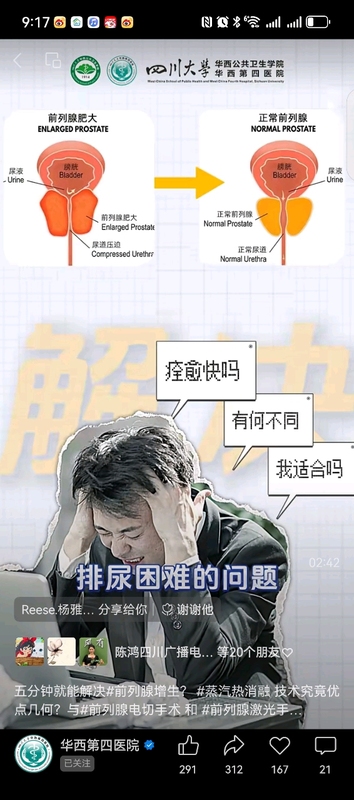 前列腺热消融效果到底怎么样？超过500例手术经验分享