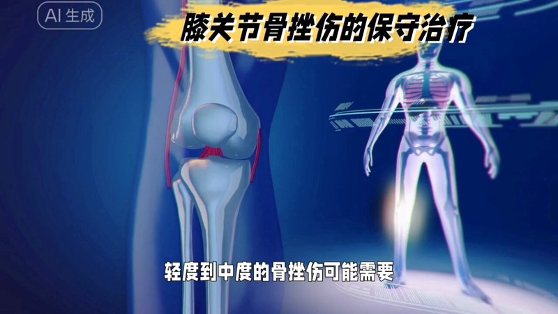 进来看看这个视频，您就知道膝关节骨挫伤保守治疗时间以及严重影响有哪些？