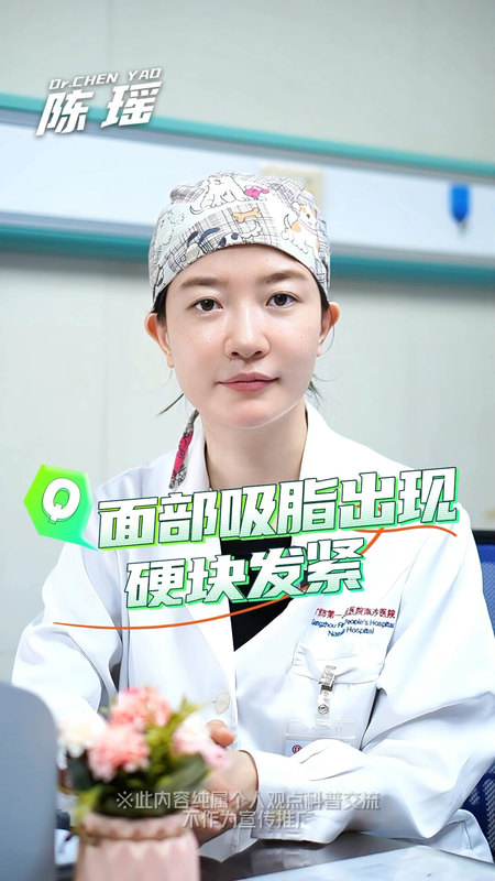面部吸脂出现硬块发紫怎么办？